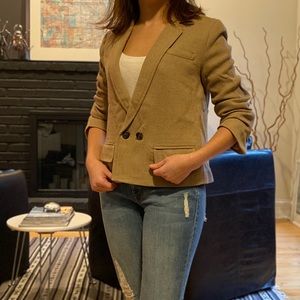 Club Monaco Double Breasted Blazer